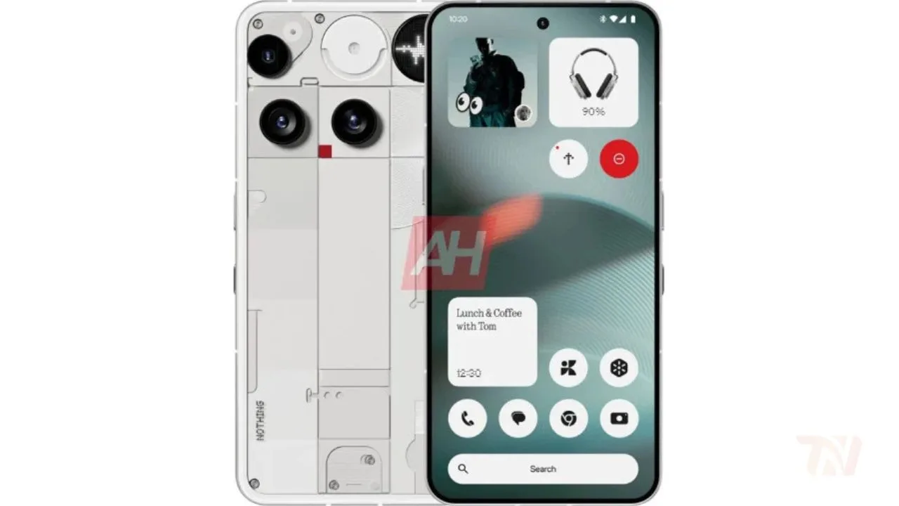 Nothing Phone (3) Renders Leak Yes, That Top-Mounted Camera Is Real